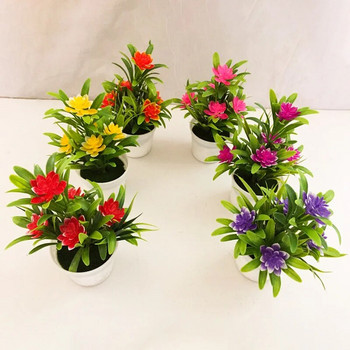 Τεχνητά λουλούδια Φυτό με γλάστρα Δώρο Δώρο Εξωτερικού Γραφείου Επιτραπέζιο Μπονσάι Γαμήλιο πάρτι Στολίδια μπαλκονιού