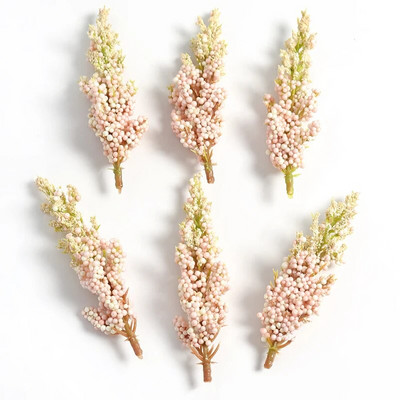 10/20 db mesterséges növények hab búza fül Hamis növény lakberendezéshez Esküvői házasság dekorációs kellékek barkács koszorú kiegészítők