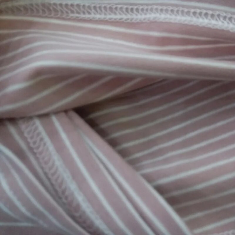 Grūtnieču vasaras barošanas T-krekls balts rozā gaiši zaļš tīras kokvilnas svītras grūtniecēm ar īsām piedurknēm barošanai ar krūti