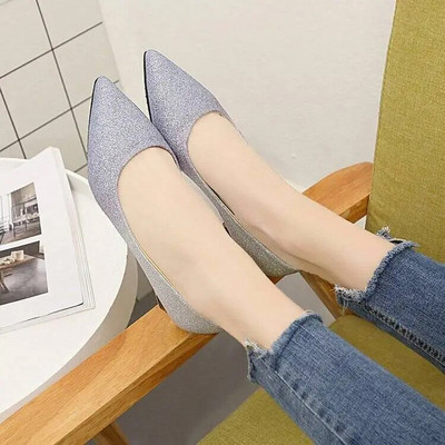 ZANPACE Proljetne cipele s platformom Jesenske ženske cipele na nisku potpeticu za vjenčanje Bing Plitke ženske cipele na ravne cipele