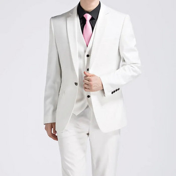 2023 Famous Brand Blazers Wedding Groom Plus Size S- 5XL 3 τεμάχια σακάκι γιλέκο Παντελόνι Slim Fit Business Casual κοστούμι σμόκιν