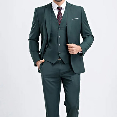 2023 Poznati brend Muški sakoi Vjenčanje mladoženje Plus veličina S- 5XL 3 komada Jakna Prsluk Hlače Slim Fit Business Casual Tuxedo Komplet odijela