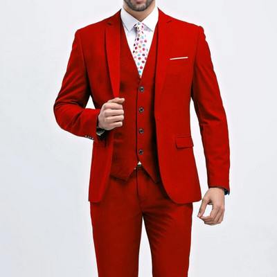 2023 Poznati brend Muški sakoi Vjenčanje mladoženje Plus veličina S- 5XL 3 komada Jakna Prsluk Hlače Slim Fit Business Casual Tuxedo Komplet odijela