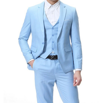 2023 Poznati brend Muški sakoi Vjenčanje mladoženje Plus veličina S- 5XL 3 komada Jakna Prsluk Hlače Slim Fit Business Casual Tuxedo Komplet odijela