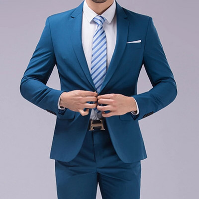 2023 Poznati brend Muški sakoi Vjenčanje mladoženje Plus veličina S- 5XL 3 komada Jakna Prsluk Hlače Slim Fit Business Casual Tuxedo Komplet odijela