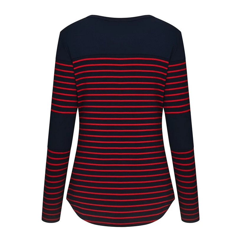 Trudnička odjeća za trudnice Ženske majice za trudnice dugih rukava Ležerne prugaste majice za dojenje Majice kratkih rukava Majice za dojenje Trudnice