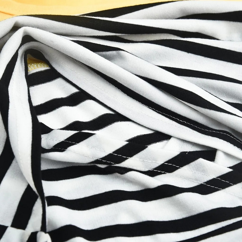 Trudnička odjeća za trudnice Ženske majice za trudnice dugih rukava Ležerne prugaste majice za dojenje Majice kratkih rukava Majice za dojenje Trudnice