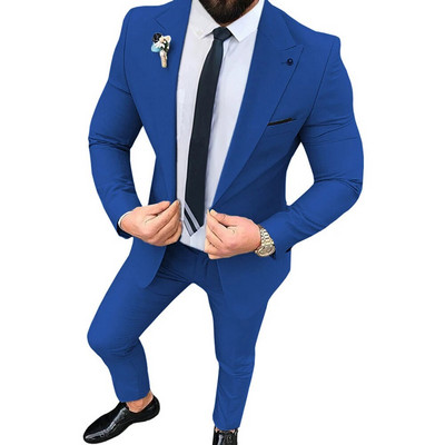 Biznesa kāzu kostīmi vīriešiem liela izmēra jaka, kleita, bleizeri, trīsdaļīgs uzvalks, mētelis, veste, veste, bikses, bikses,