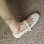 Ženske balerinke Mekane balerinke za žene Ležerne cipele s kopčom Remen Retro Mary Janes cipele Princess Zapatos Mujer 1207N