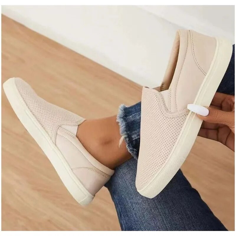 2022 m. vasara Nauji gryni drobiniai batai Moteriški batai Temperamentas Visiems tinkantys laisvalaikio batai Storas dugnas, kvėpuojantis, kvėpuojantis