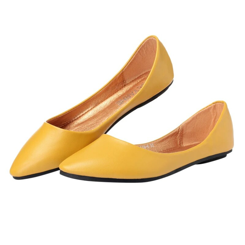 Īsi 2023. gada jauni sekli plakani apavi sievietēm, liela izmēra 43 44 45 smaila purngala vieglie darba apavi staigāšanai sieviešu apavi Laivu apavi