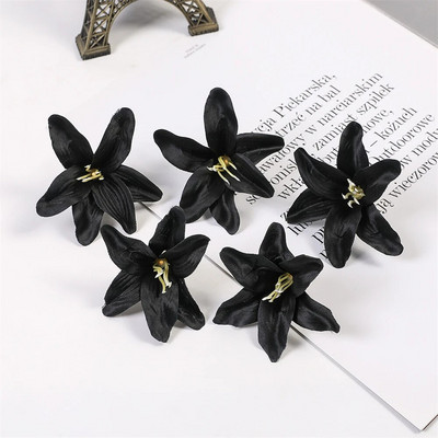 10/20 TK Liilia kunstlilled Pea sõbrapäevaks kimp Pulmakaunistus Garland Dekoratiivne lillepood Võltslill