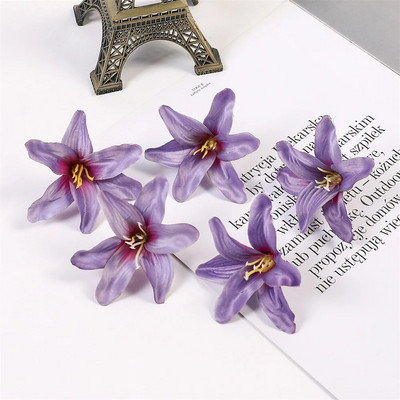 10/20 TK Liilia kunstlilled Pea sõbrapäevaks kimp Pulmakaunistus Garland Dekoratiivne lillepood Võltslill