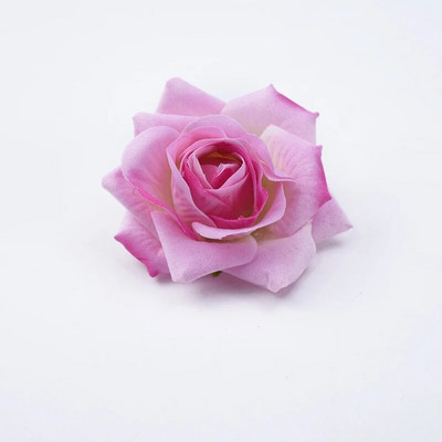 6 gabali Izsmalcinātas sarkanas rozes, 8 CM kāzu dekoratīvie ziedi, sienas dāvanas, albums Mājas dekori, vītnes mākslīgie ziedi, vairumtirdzniecība