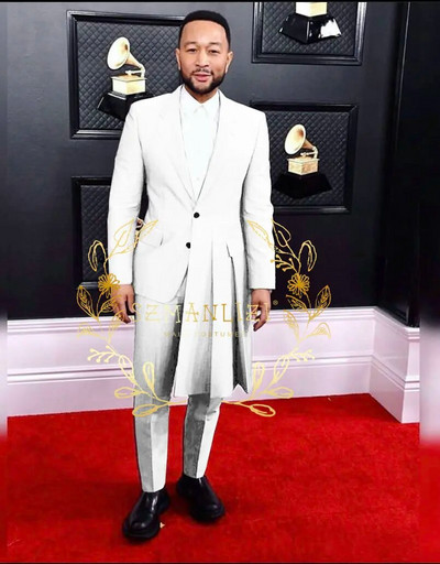 2022. gada jaunums, gaiši pelēks vīriešu kostīms, kostīms, kostīms, līgavainis, līgavainis, līgavainis, līgavainis, kāzas Terno Masculino, 2 dab. (jaka + bikses)