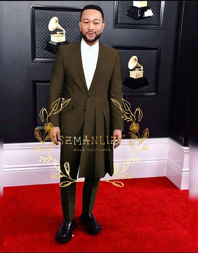 2022. gada jaunums, gaiši pelēks vīriešu kostīms, kostīms, kostīms, līgavainis, līgavainis, līgavainis, līgavainis, kāzas Terno Masculino, 2 dab. (jaka + bikses)