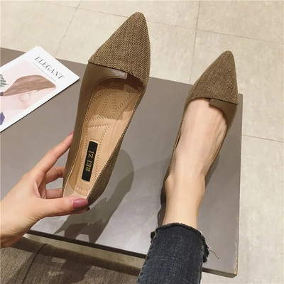 Γυναικεία Flats Zapatos De Mujer Comfort παπούτσια για γυναικεία παπούτσια Casual παπούτσια Basic Simple Loafers Μεγάλο μέγεθος 45 Παπούτσια Lolita