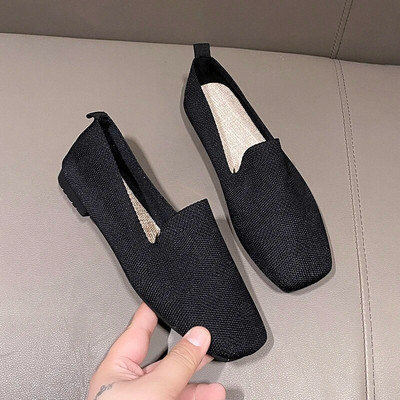 Nove mrežaste cipele za čamac iz 2023. Ljetne cipele s četvrtastim prstima Ženske cipele zadaha Ženske cipele za slobodno vrijeme Tenisice za hodanje Ženske dnevne ravne cipele Zapatos Mujer