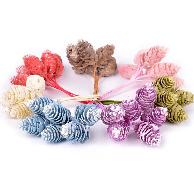 Prirodni umjetni cvijet ananas umjetna trava šišar Božićno vjenčanje ukras za dom DIY spomenar poklon kutija Dekor