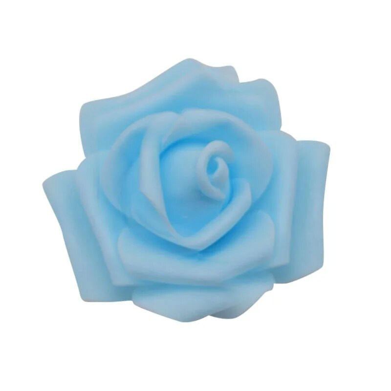 20 buc/lot, lucrat manual, 6 cm, trandafiri din spumă artificială, spumă PE, cap de flori de trandafir, bricolaj pentru nuntă, acasă, festival, flori decorative album de însemnări