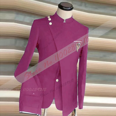 2023. gada jaunākais mēteļa bikšu dizaina jūras krāsas kostīms, Homme Mariage, formāli modes, šauri pieguļoši uzvalki vīriešiem, līgavaiņa kāzu tērps, smokings, 2 gab.