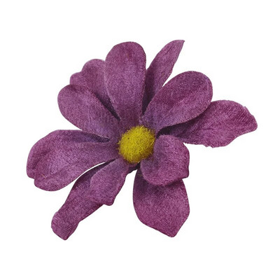 10 vnt Retro margumyno dirbtinės gėlės 6 cm Mini aksominis netikras audinys Gėlės galvos vestuvėms namų puošmena rankdarbiams pasidaryk pats