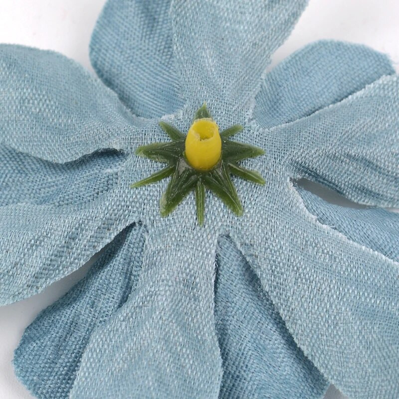 10 vnt Retro margumyno dirbtinės gėlės 6 cm Mini aksominis netikras audinys Gėlės galvos vestuvėms namų puošmena rankdarbiams pasidaryk pats