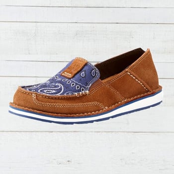 Γυναικεία Cruiser Moc Toe Παπούτσια Paisley Slip On Sneakers Γυναικεία χαλαρή οδήγηση Loafer Flats Comfort Μοκασίνια Daliy Walking Zapatos