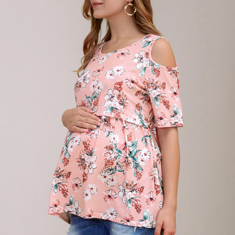 Grūtnieču apģērbi grūtniecēm, topi zīdīšanas T-krekli liela izmēra grūtniecēm kleita ar īsām piedurknēm grūtniecēm sievietēm, lieli, lieli topi