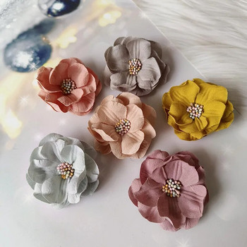 5 τμχ 6 εκ. ύφασμα καμέλια τεχνητά λουλούδια Χειροποίητα DIY Αξεσουάρ μαλλιών Ρούχα Καπέλα Παντόφλες Διακόσμηση