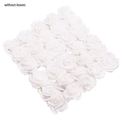 20.10.30 galviņas 8 CM mākslīgās PE putu rožu ziedi DIY kāzu līgavu pušķi līgavas dušas ballītei kāzu dekoratīvs zieds