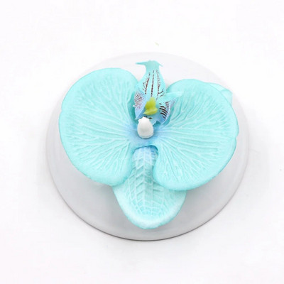 10 komada umjetni svileni leptir cvijet orhideje vjenčani ukrasni cvjetni vijenac Poklon kutija Izrežite i spojite lažni cvjetni ukras