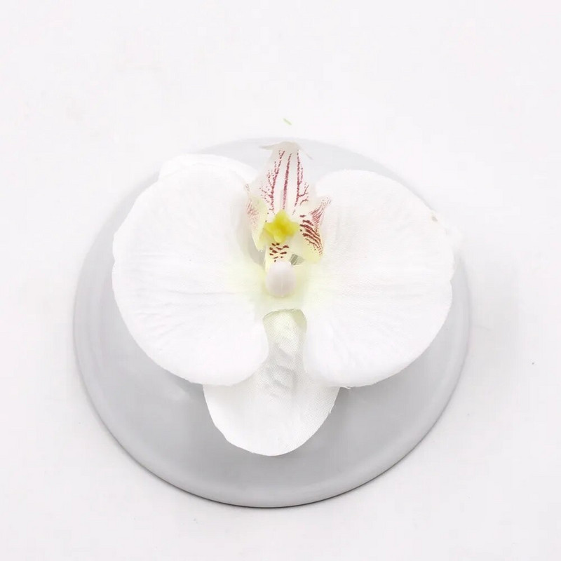 10 komada umjetni svileni leptir cvijet orhideje vjenčani ukrasni cvjetni vijenac Poklon kutija Izrežite i spojite lažni cvjetni ukras