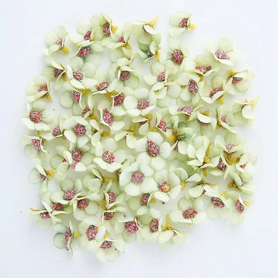 50 kom. Mini svileni ukras od tratinčica, umjetno cvijeće, 2 cm, lažno cvijeće za uređenje doma, vjenčani ukras, DIY vijenac, cvijeće