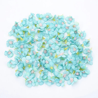 50 kom. Mini svileni ukras od tratinčica, umjetno cvijeće, 2 cm, lažno cvijeće za uređenje doma, vjenčani ukras, DIY vijenac, cvijeće