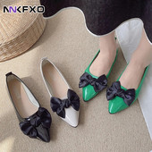 Άνοιξη Φθινόπωρο Νέα Μόδα Πολυτελείας Γυναικεία Απαλά Flat Flat Butterfly Knot Μπαλαρίνες Μεγάλο Μέγεθος Χαμηλά Τακούνια Σχεδιαστικά Παπούτσια 4262