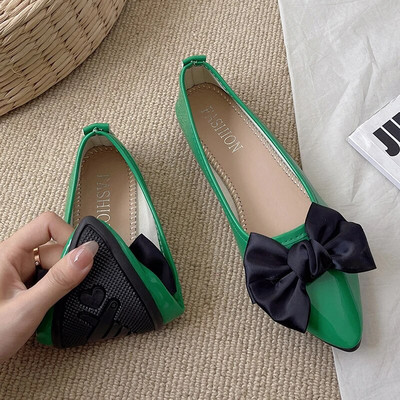 Άνοιξη Φθινόπωρο Νέα Μόδα Πολυτελείας Γυναικεία Απαλά Flat Flat Butterfly Knot Μπαλαρίνες Μεγάλο Μέγεθος Χαμηλά Τακούνια Σχεδιαστικά Παπούτσια 4262