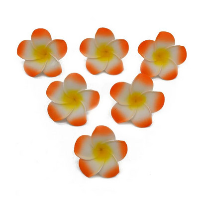 10gab/partija 5-9cm Havaju frangipani PE putu mākslīgie ziedi DIY vainags galvassegas Ziedi kāzu dekorēšanai ballīšu piederumi