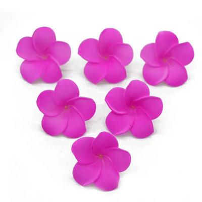 10gab/partija 5-9cm Havaju frangipani PE putu mākslīgie ziedi DIY vainags galvassegas Ziedi kāzu dekorēšanai ballīšu piederumi