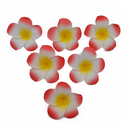 10gab/partija 5-9cm Havaju frangipani PE putu mākslīgie ziedi DIY vainags galvassegas Ziedi kāzu dekorēšanai ballīšu piederumi