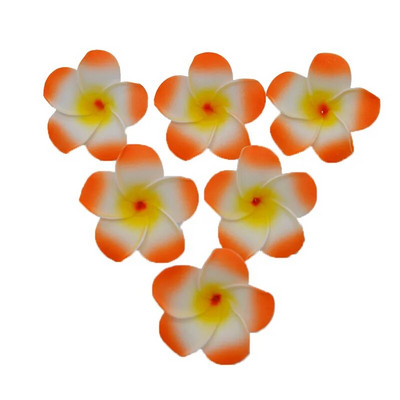 10gab/partija 5-9cm Havaju frangipani PE putu mākslīgie ziedi DIY vainags galvassegas Ziedi kāzu dekorēšanai ballīšu piederumi