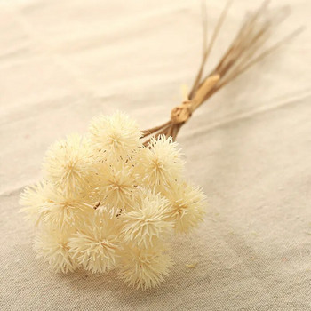 Φτηνό 12 τεμ. Τεχνητό λουλούδι πικραλίδα Μπαλάκι τσίμπημα Πλαστικό μπουκέτο Διακόσμηση σπιτιού Γάμος Δώρο γενεθλίων Ψεύτικη λουλουδοσυνθεση