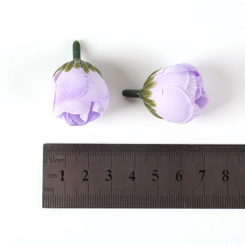 10 τμχ 3 εκ. Νέο τεχνητό λουλούδι Silk Rose Head for Wedding party Διακόσμηση σπιτιού DIY γιρλάντα λεύκωμα δώρου BoxCraft Fake Flower