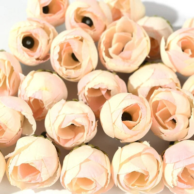 10 komada 3 CM novi umjetni cvijet Svilena glava ruže za svatove Dekoracija doma DIY vijenac spomenar Poklon kutija Craft Lažni cvijet