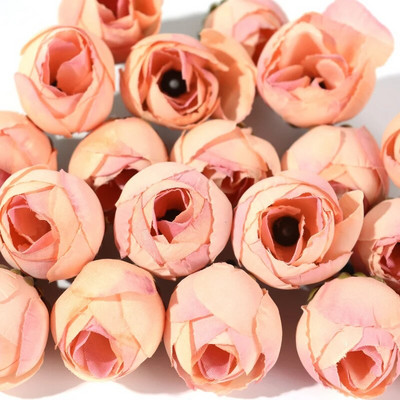 10 komada 3 CM novi umjetni cvijet Svilena glava ruže za svatove Dekoracija doma DIY vijenac spomenar Poklon kutija Craft Lažni cvijet