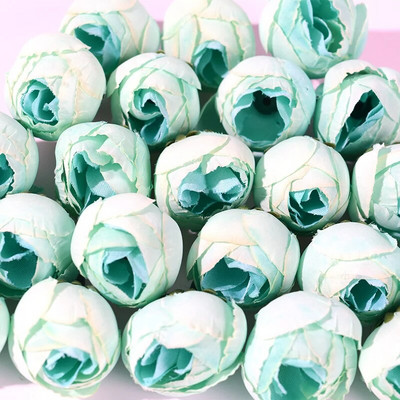 10 komada 3 CM novi umjetni cvijet Svilena glava ruže za svatove Dekoracija doma DIY vijenac spomenar Poklon kutija Craft Lažni cvijet