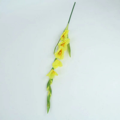 8 glava Iris gladiola Duga grana Umjetno svileno cvijeće za kućnu dekoraciju radne površine Lažno cvijeće za zabavu i vjenčanje