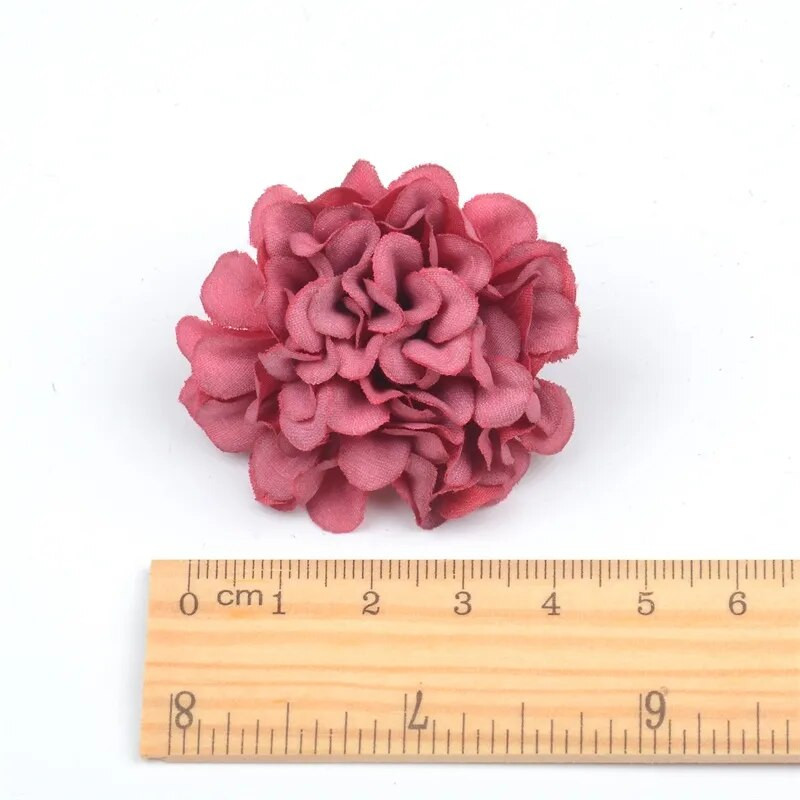 10 kom/lot Jeftini umjetni cvijet Svilena glava hortenzije za vjenčanje Dekoracija doma DIY vijenac Kutija za darove Scrapbooking obrt
