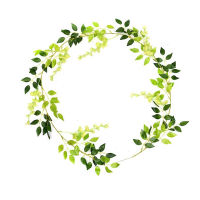 6,6Ft/db Művirág Selyem Wisteria Garland Mesterséges Wisteria Szőlő Rattan Selyem Lógó Virág Otthoni Kertbe Kültéri