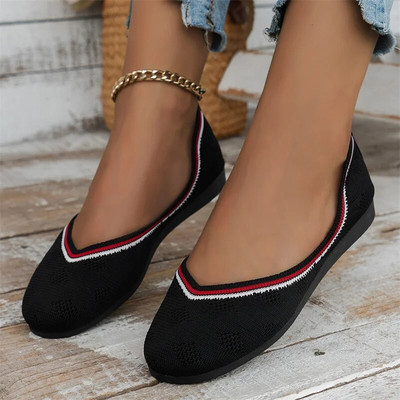 Ljeto 2023. Nove, ležerne, svestrane, jednostruke cipele s velikim ravnim potplatom za vanjsku trgovinu Ženske ležerne cipele s plitkim ustima Ženske cipele